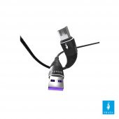SHAZA USB MİCRO 5A 100W Örgülü Hızlı Şarj ve Data Kablosu 3 Metre - 3