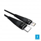 Shaza Apple İphone Lightning To Type-C Pd 5A 100W Örgülü Hızlı Şarj Ve Data Kablosu 3 Metre - 2