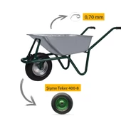 Kanat Mega Galvanizli Demonte El Arabası 0.70 mm Sac - 5