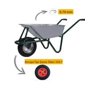 Kanat Mega Galvanizli Demonte El Arabası 0.70 mm Sac - 4