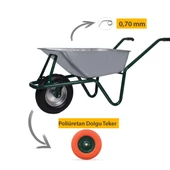 Kanat Mega Galvanizli Demonte El Arabası 0.70 mm Sac - 6