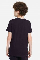 SHVDYXV Logo Baskılı Unisex Çocuk Siyah Tshirt - 2