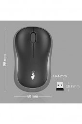 SHAZA MS10 Sessiz Kablosuz Optik Mouse - 4
