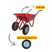 Kanat Plus İki Tekerlek Demonte El Arabası 0.90 mm Sac - 2