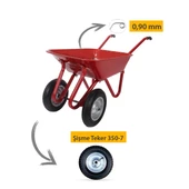 Kanat Plus İki Tekerlek Demonte El Arabası 0.90 mm Sac - 4