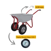 Kanat Plus Galvanizli İki Teker Demonte El Arabası 0.90 mm Sac - 2