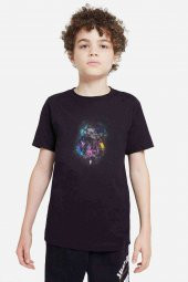 Star Wars Baskılı Unisex Çocuk Siyah T-shirt - 1