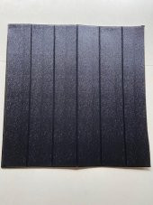 Renkli Duvarlar NW94Siyah Arkası Yapışkanlı Esnek 3D Duvar Kağıdı Paneli 4 Adet - 3