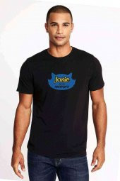 Riverdale Josie And The Pussycats Baskılı Siyah Erkek Tshirt - 1