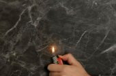 Renkli Duvarlar Yapışkanlı Siyah Mermer Desen 6 Adet Zemin Yer Duvar Döşeme Panel - 5