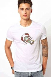 Scorpio Lose Mind Baskılı Beyaz Erkek Tshirt - 1