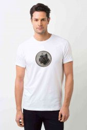 Cane Corse Jpeg Baskılı Beyaz Erkek Tshirt - 1