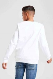 Anime Oppi Baskılı Unisex Çocuk Beyaz Sweatshirt - 2