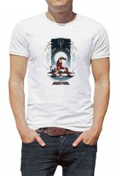 Iron Man Baskılı Beyaz Erkek Tshirt - 1