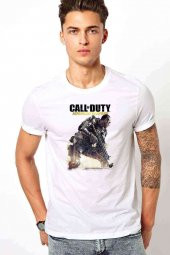 Call of Duty Advanced Warfare Erkek Beyaz Tshirt - 1
