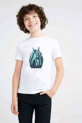 My Neighbor Komşum Totoro Baskılı Unisex Çocuk Beyaz t-shirt - 1