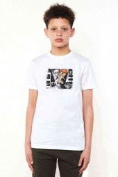 The One Anime Baskılı Unisex Çocuk Beyaz t-shirt - 1