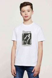 The Doors Live Hollywood Bowl Baskılı Unisex Çocuk Beyaz t-shirt - 1