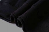 10 Kasım Silüet Turk Bayrağı Baskılı Siyah Erkek Kapşonlu Sweatshirt - 3