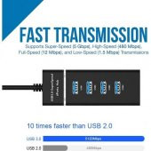 DAYTONA A303 4LÜ USB3.0 SUPER SPEED HUB,5Gbps - 5
