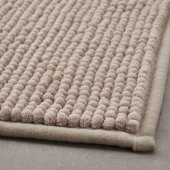 Banyo Paspası Koyu Bej 50x80 Cm Mikrofiber - Yumuşak Paspas - 2