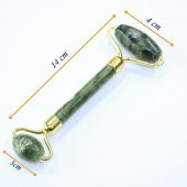 Jade (Yeşim) Gua Sha & Roller Set - 2