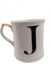 Gordion Qutlet Porselen Harfli Kupa (J) - 1