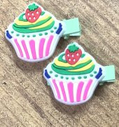 çilekli cupcake dondurma toka - 1