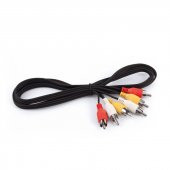 3 RCA TO 3 RCA GÖRÜNTÜ VE SES KABLOSU 1.5 METRE - 1