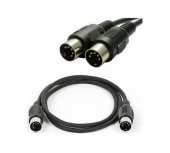 1.5 Metre Midi Kablo MIDI to MIDI 5 PİN Klavye Org Kablosu - 2