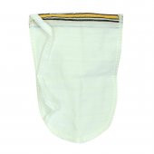 Yüzde 100 Krep Yüz ve Vücut Kesesi Beyaz 17x24 - 2