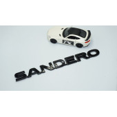 DK Tuning Dacia Sandero Bagaj Siyah ABS 3M 3D Yazı Logo Amblem - 2