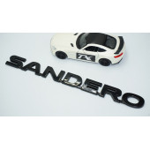DK Tuning Dacia Sandero Bagaj Siyah ABS 3M 3D Yazı Logo Amblem - 3