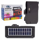 Everton Rt-872 Solar Panelli Müzik Kutusu Usb – Sd – Fm - Sw - 3