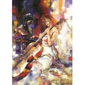 5088/ART Art Puzzle, Cellist 500 Parça Puzzle - 6