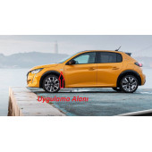 Peugeot Sport Lion Logo Damla Silikon Çamurluk Yanı Logo Arma Amblem Seti Yeni Stil - 4