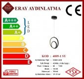 Eray Aydınlatma 4009-1 Siyah Tekli Led Avize - 2