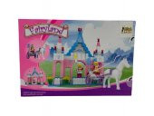 Asya Oyuncak Fairyland Lego Şato ve Arabalı At 245 Parça Yapım Seti 0131-24502 - 2