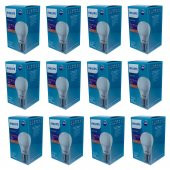 Philips PHİLİPS - 8W(60W) 12 Adet Led Ampul Sarı Işık - 1