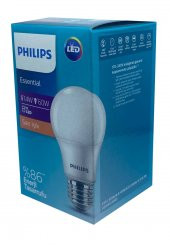 Philips PHİLİPS - 8W(60W) 12 Adet Led Ampul Sarı Işık - 3