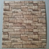 Renkli Duvarlar Kahve Köpüğü Tuğla Arkası Yapışkanlı Silinebilir Duvar Paneli thumbnail 3