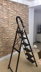 Renkli Duvarlar NW46 Kahve Köpüğü Taş Kendinden Yapışkanlı Dekoratif Duvar Paneli thumbnail 5