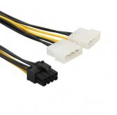 8 Pin Power Kablo 8 Pin to Molex Power PCIE Ekran Kartı Güç Kablo - 2