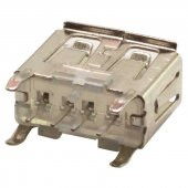 USB DİŞİ ŞASE DİK ŞEFFAF (USB109)  * PIONEER OTO TEYP USB ŞASE - 1