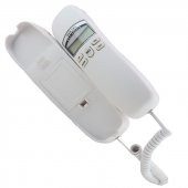 DEXTEL DEX-023CID DUVAR TİPİ KABLOLU EKRANLI TELEFON (SİYAH * BEYAZ) - 2