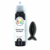 SIVI PİGMENT BOYA TRANSPARAN 60 ml SİYAH - 1