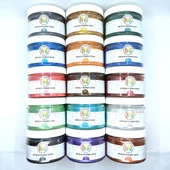METALİK SEDEFLİ PİGMENT TOZ BOYA SETİ 15 RENKx50GR 750 GR SET - 1