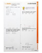 8. Sınıf Matematik Yaprak Test (Dörtrenk Yayınları) - 3