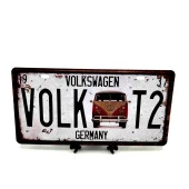 Dekoratif Plaka Almanya Nostalji Minibüs thumbnail 2