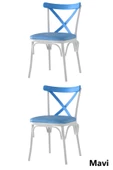 2 Adet Çapraz Bahar Sandalye - 11